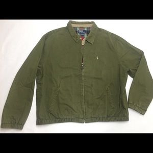 Polo Ralph Lauren olive green Jacket Plaid lined